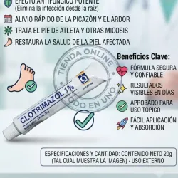 CLOTRIMAZOL EN POMADA 20g ( Vence 4/30)