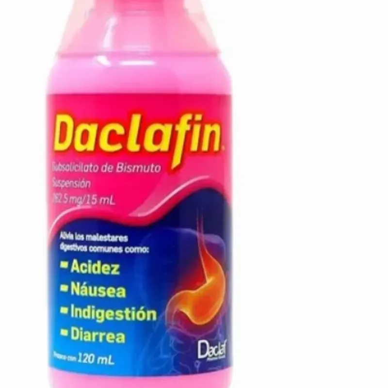 Daclafin (120ml)(Diarrea,Nauseas,Indigestion,acidez estomacal,malestar estomacal)