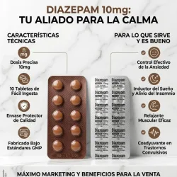 😴 DIAZEPAM (10T,10MG)(VENCE 3-27)
