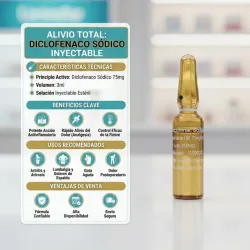 DICLOFENACO SODICO INYECTABLE 3ML (VENCE5-29)