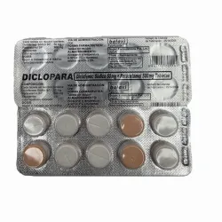 Diclofenaco +Paracetamol (100mg ,10t)
