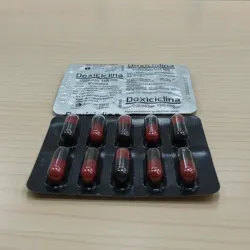 DOXICICLINA 10 CAPSULAS 100MG (VENCE 7/27)