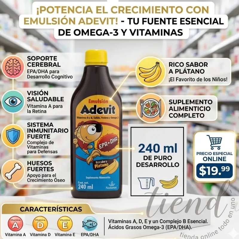 Emulsión de scoot adevit (240 ml)(VENCE 8-27)