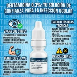 👁️ GENTAMICINA COLIRIO (VENCE 4-26)