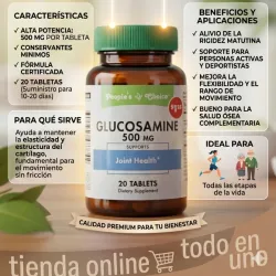 Glucosamine 500mg(20 pastillas)(VENCE 4-28)