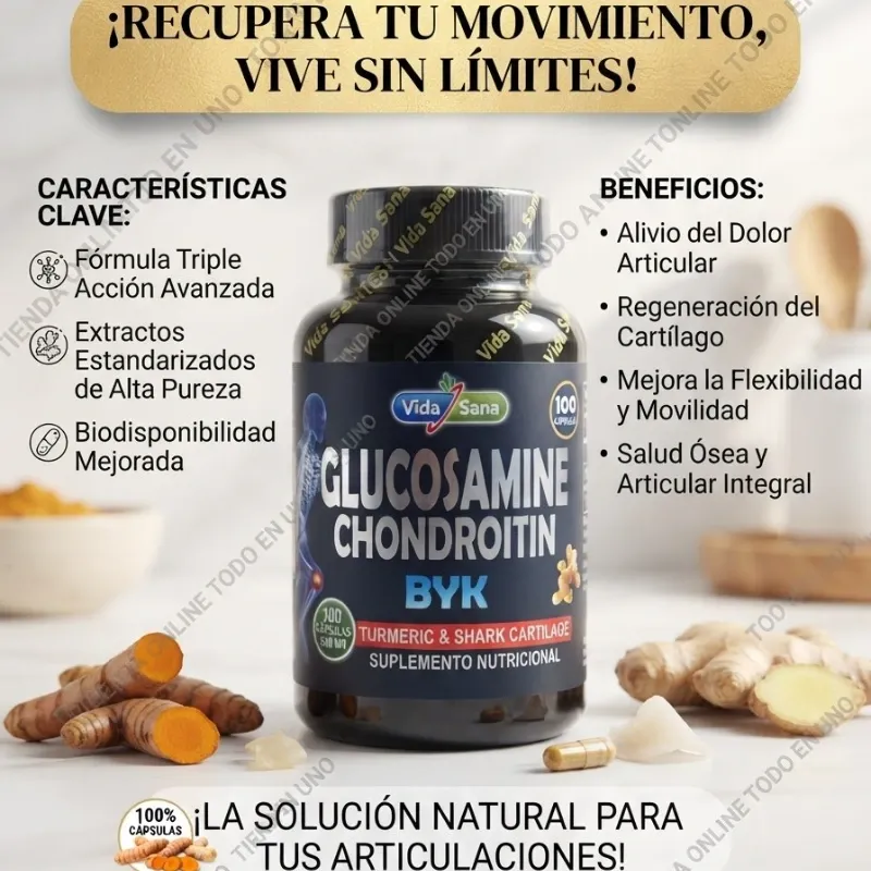 GLUCOSAMINE CON CHONDROITIN 100t