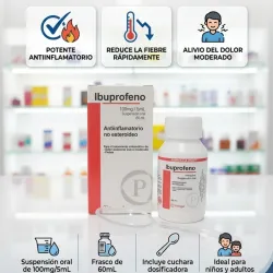 🩸Ibuprofeno( 60ml,200mg)( VENCE 1-27)
