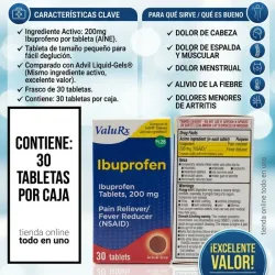 IBUPROFENO (POMO 200mg,30T)(VENCE 1-27)
