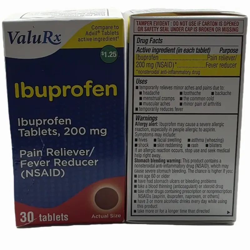 Ibuprofeno (pomo 200mg,30t)1500$