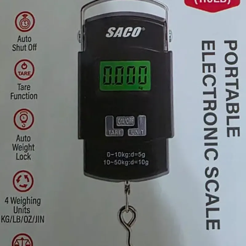 Pesa digital marca SACO (7 usd )