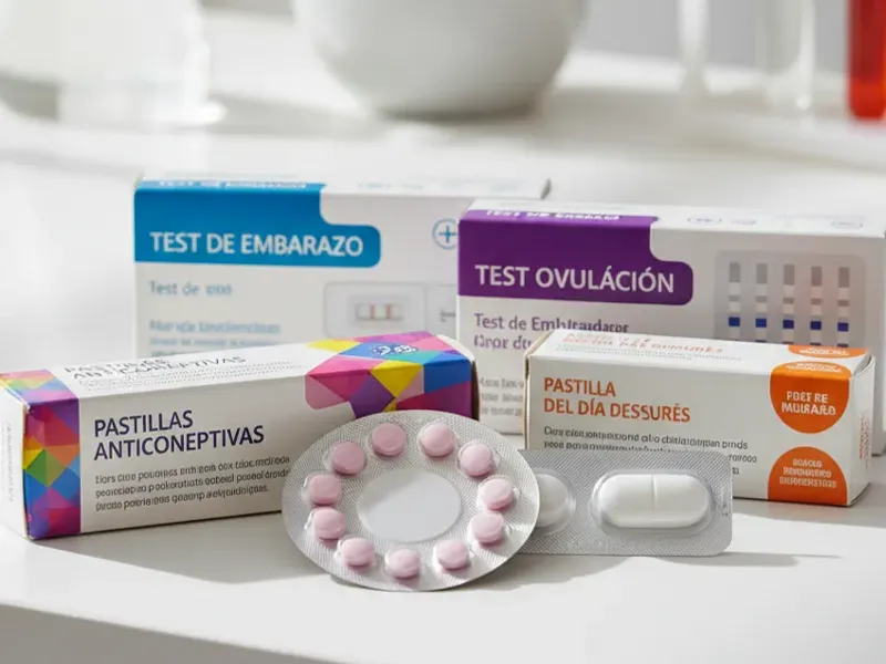 Pastillas anticonceptivas, del dia despues y tes de embarazo 