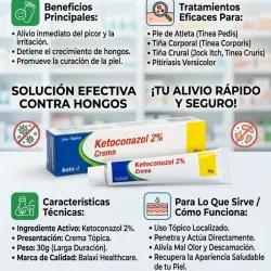 🧴KETOCONAZOL (2% 30G)(VENCE 4-27)