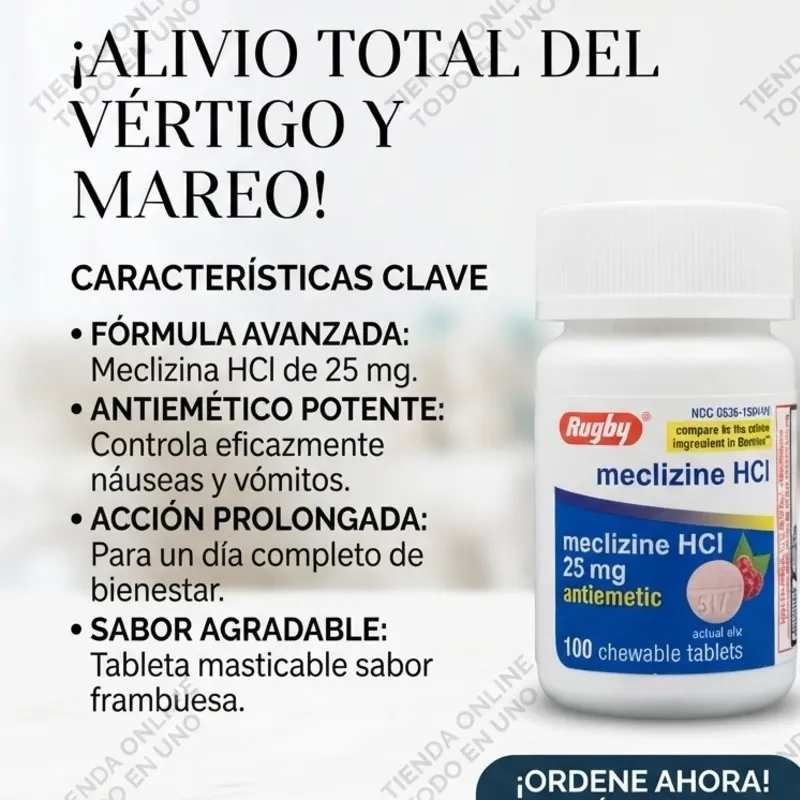 MECLECINE 100T 25MG (VENCE 1/28)