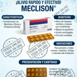 MECLECINE CON PIRODAXINA
