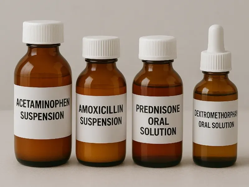 Medicamentos en suspension