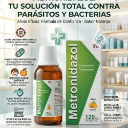 METRONIDAZOL SUSPENSION 120 ML VENCE 12 /2027