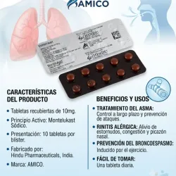 Montelukas 10mg 10t (vence 05/27)