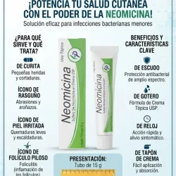 NEOMICINA CREMA 15 G  VENCE 4 /2028