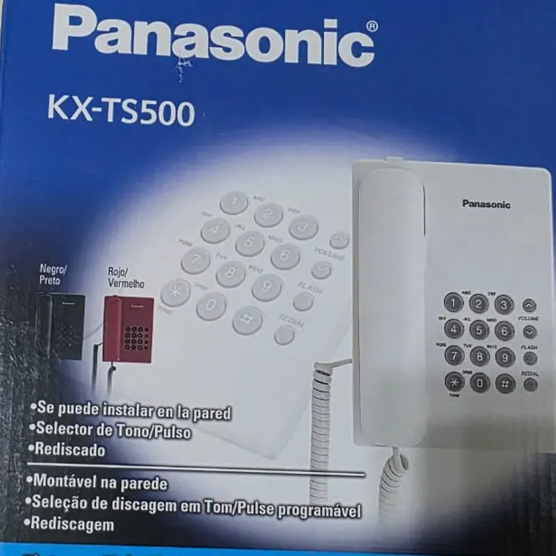 Teléfono fijo marca PANASONIC (40 USD)