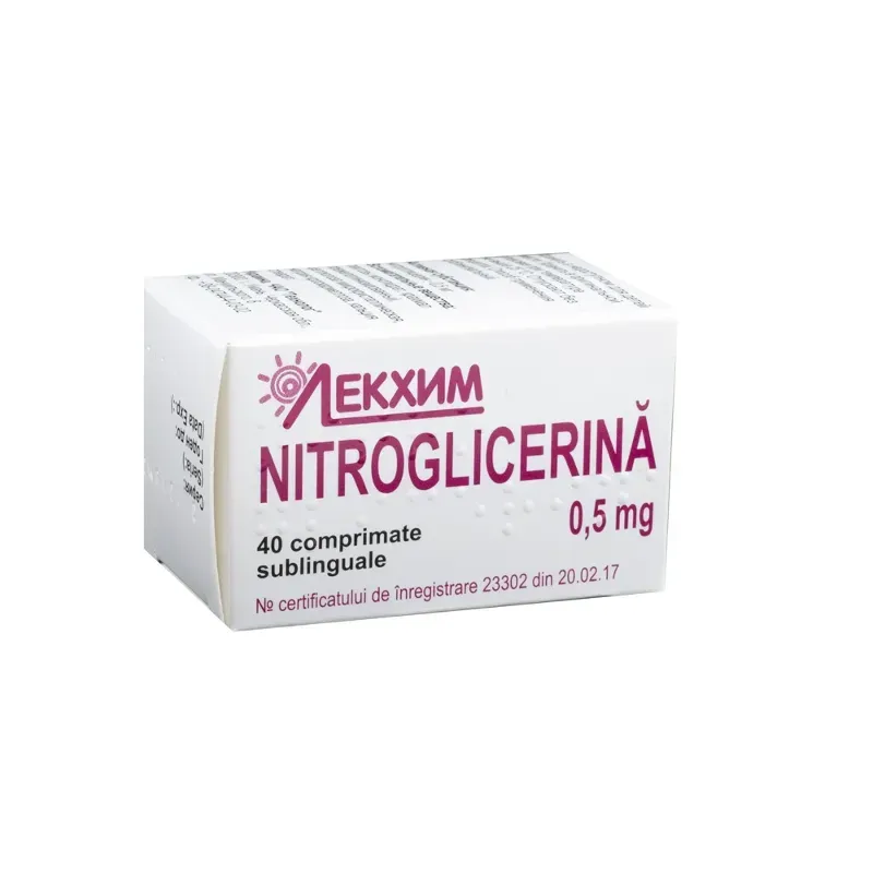 Nitroglicerina (pomo 20t,0,5mg)
