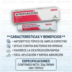 🧴NITRUFORAZONA 0,2%,20G (VENCE 1-29)