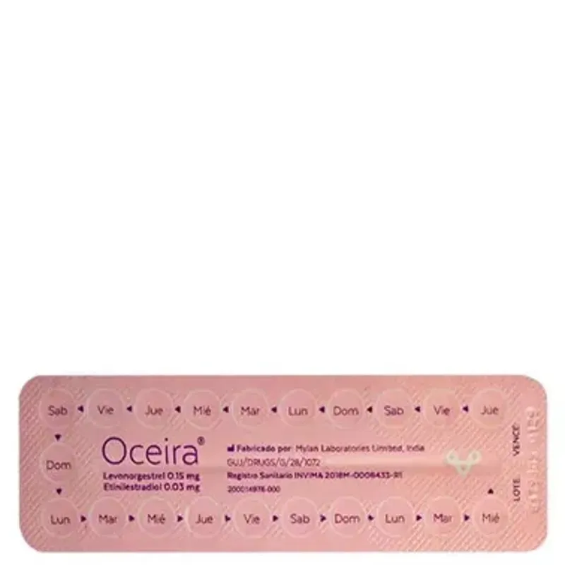 Oceira(anticonceptivas 21t)