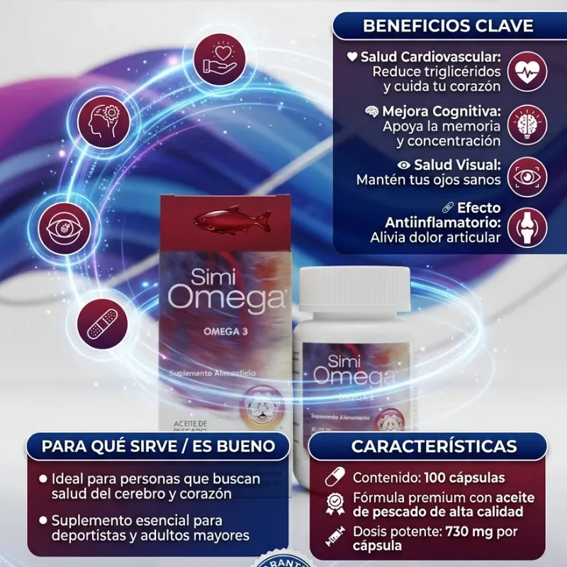OMEGA 3,730MG(100 PASTILLAS) (9/2028)