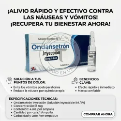 ONDANSETRON 8mg, 4ml (VENCE 3/29)