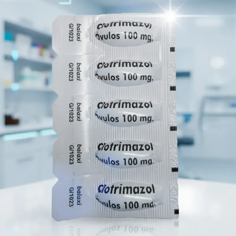 ✅️Ovulos de clotrimazol 100mg(5 ×800cup)