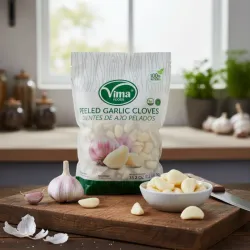 Paquete de ajos pelados