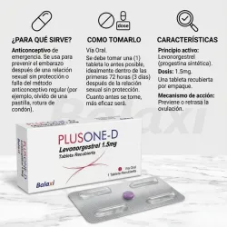 PASTILLAS DEL DIA DESPUES (DOSIS UNICA) (VENCE 12-28)