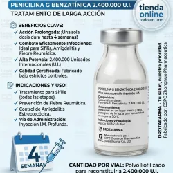PENICILINA BENZATICINA 2.400.000 UI (VENCE 12/27)