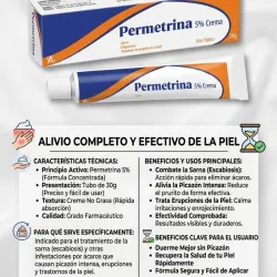 🧴Permetrina( 5%,30g )