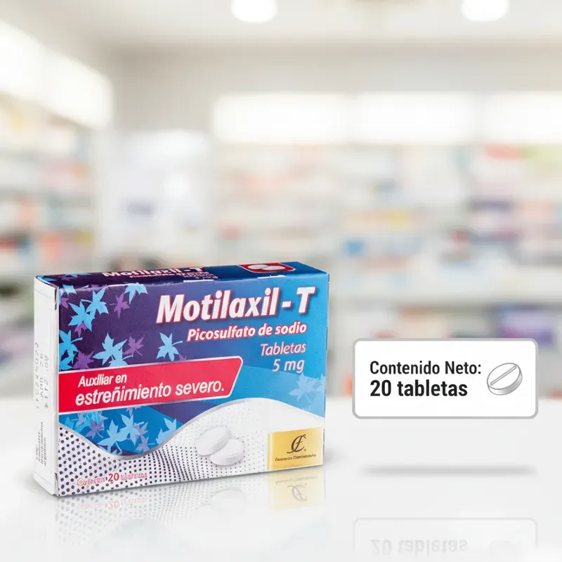 Picosulfato de sodio 5 mg(20t)