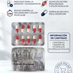 PIROXICAM 20MG VENCE 8 /2027
