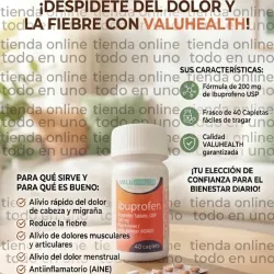 POMO DE IBUPROFENO 40t ,200mg (VENCE 8-28)