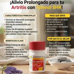 POMO DE TYLENOL 24T,650MG (VENCE3-28)