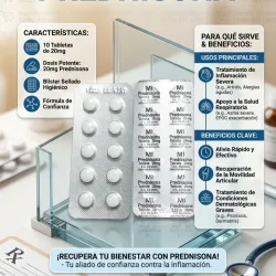 PREDNISONA (20mg 10t)(VENCE 10-27)