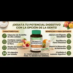 PROBIOTICOS (24 cps)(VENCE MES 7,8-27)