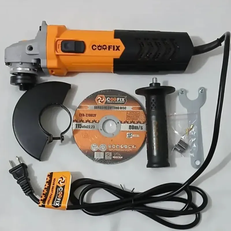 (45 USD )Pulidora COOFIX 750w -7.2 Amp-11000Rpm-110volt Carbones de respuesto-🎁Regalo 5 discos de corte