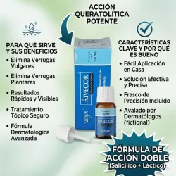 🌟 Rivecor: La Solución Definitiva para una Piel Libre de Verrugas (90 USD) 🌟