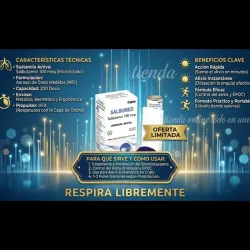 SALBUTAMOL EN ESPREY  100MCG ,,,200 DOSIS (VENCE 3-27)