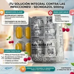 SECNIDAZOL (500mg,4t)(VENCE 12_2026)
