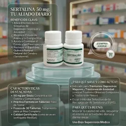 SERTRALINA 50MG 30T (VENCE 1/27)