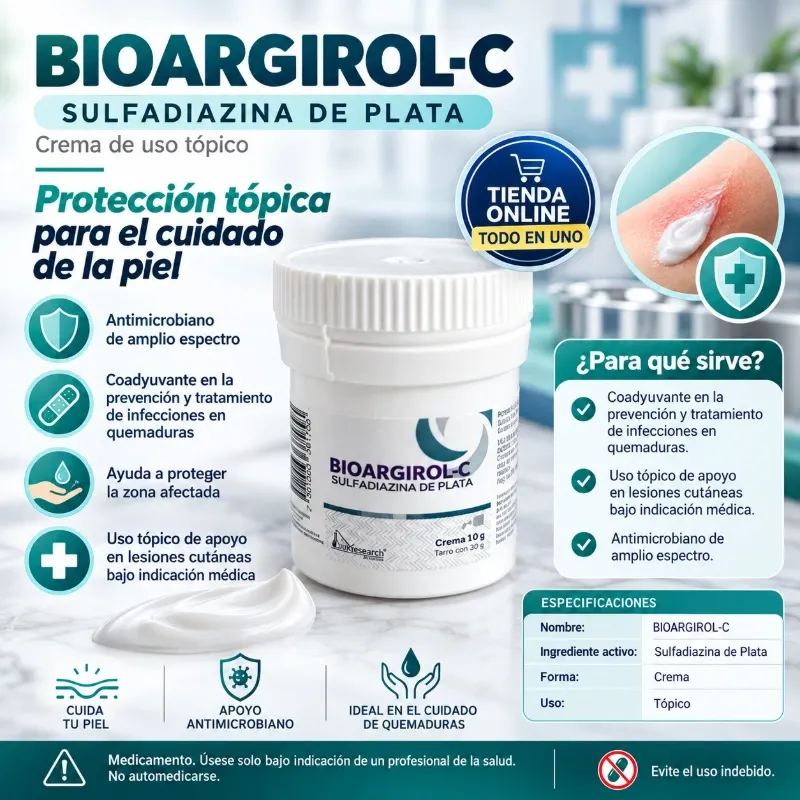 SULFADIAZINA DE PLATA 30G (VENCE 4/28)