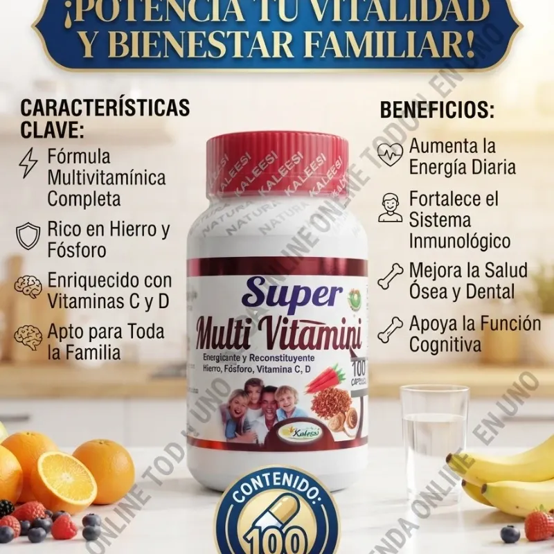 SUPER MULTIVITAMINAS 100T