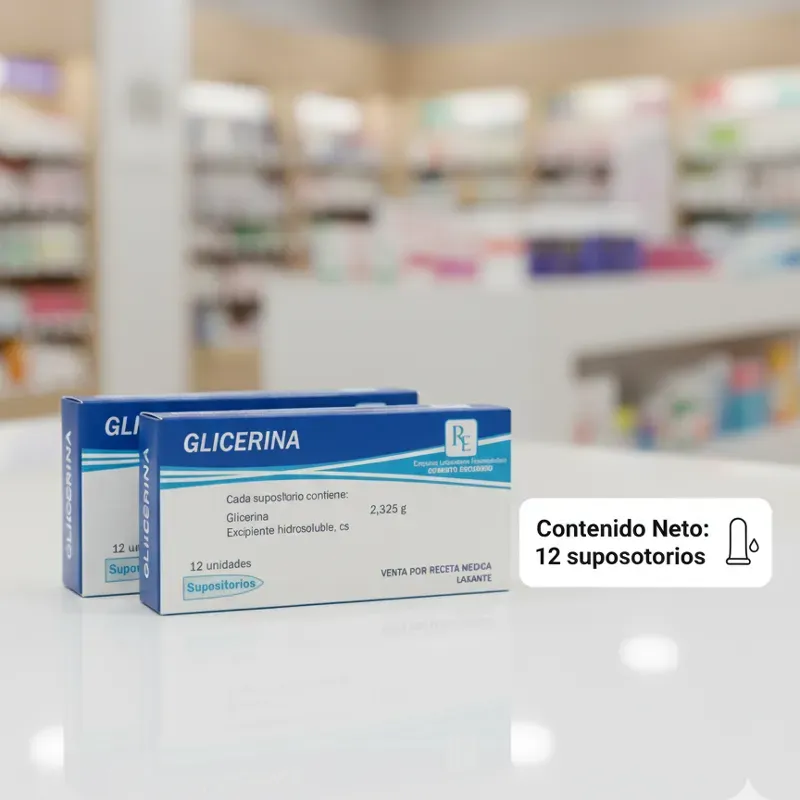 Supositorio de glicerina  👉🏻( 12 supositorios x1500$)