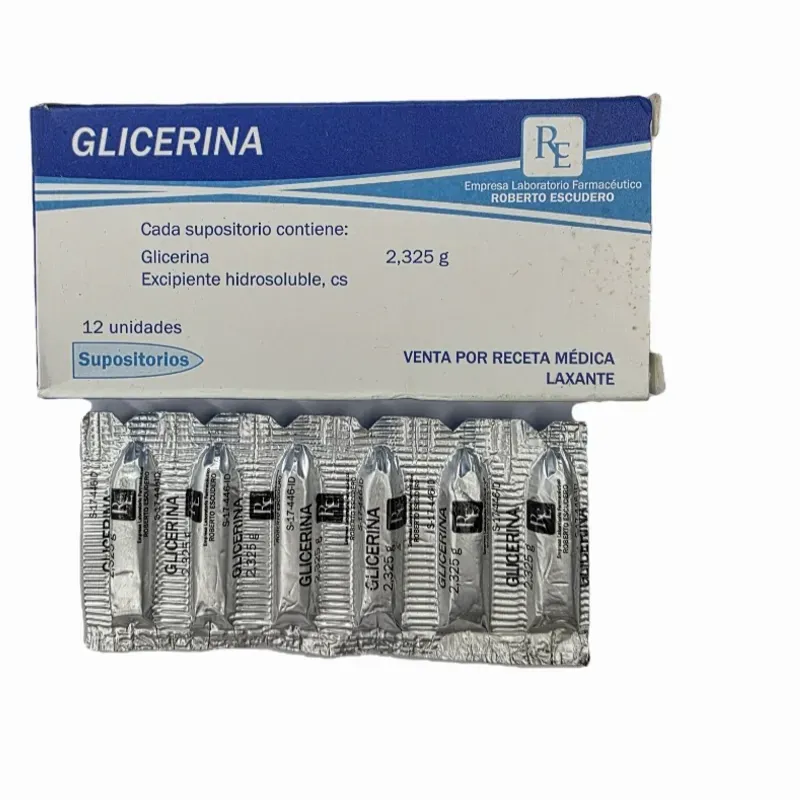Supositorio de glicerina  👉🏻( 12 supositorios x1500$)
