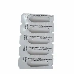 Supositorio de paracetamol (5 Supositorios)(vence 09/2026)