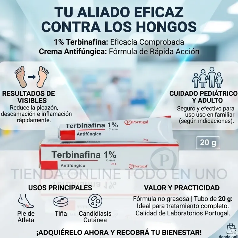 🧴TERBINAFINA (1%,20g )(VENCE 5-27)
